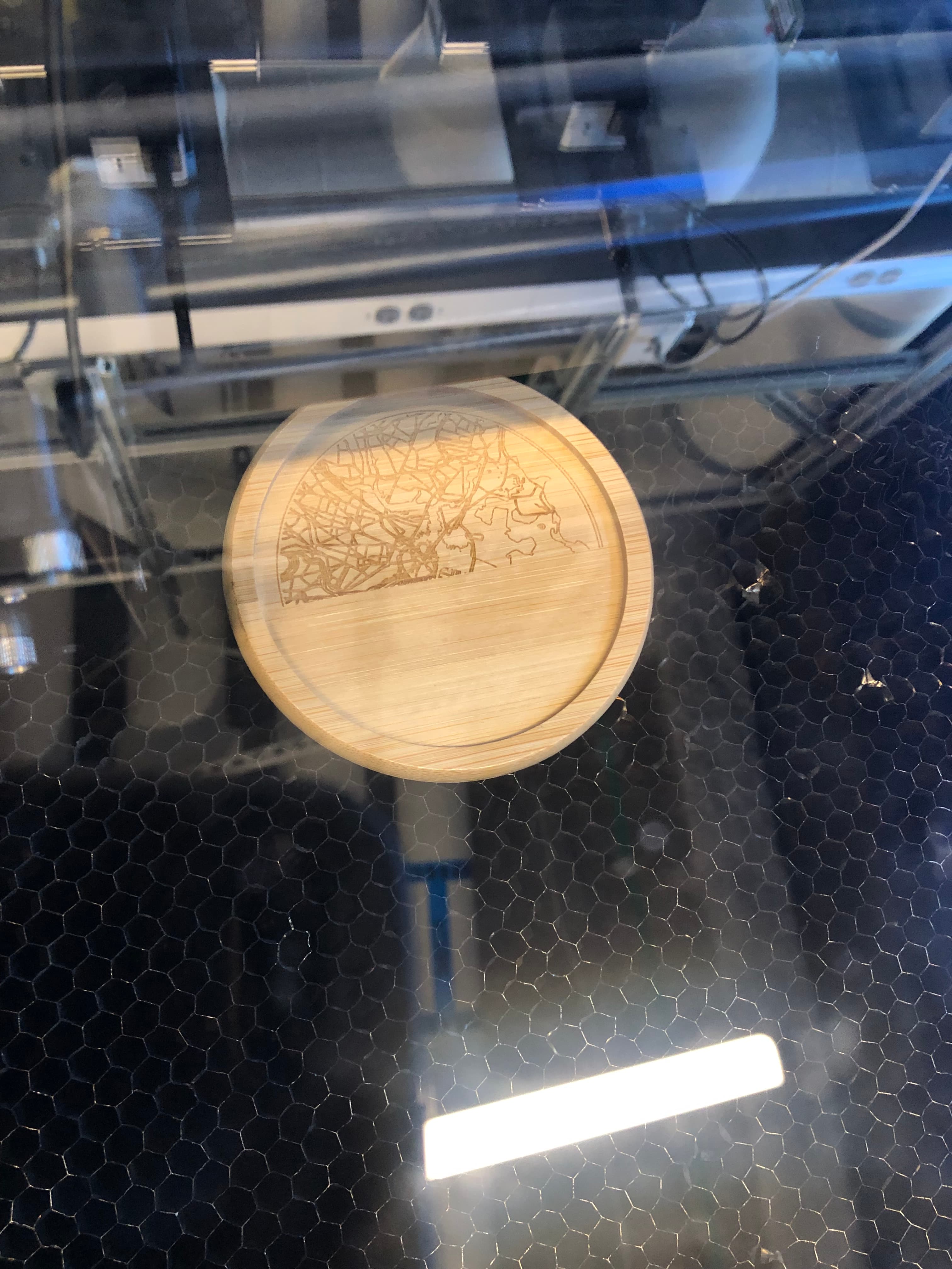 Coaster in progress