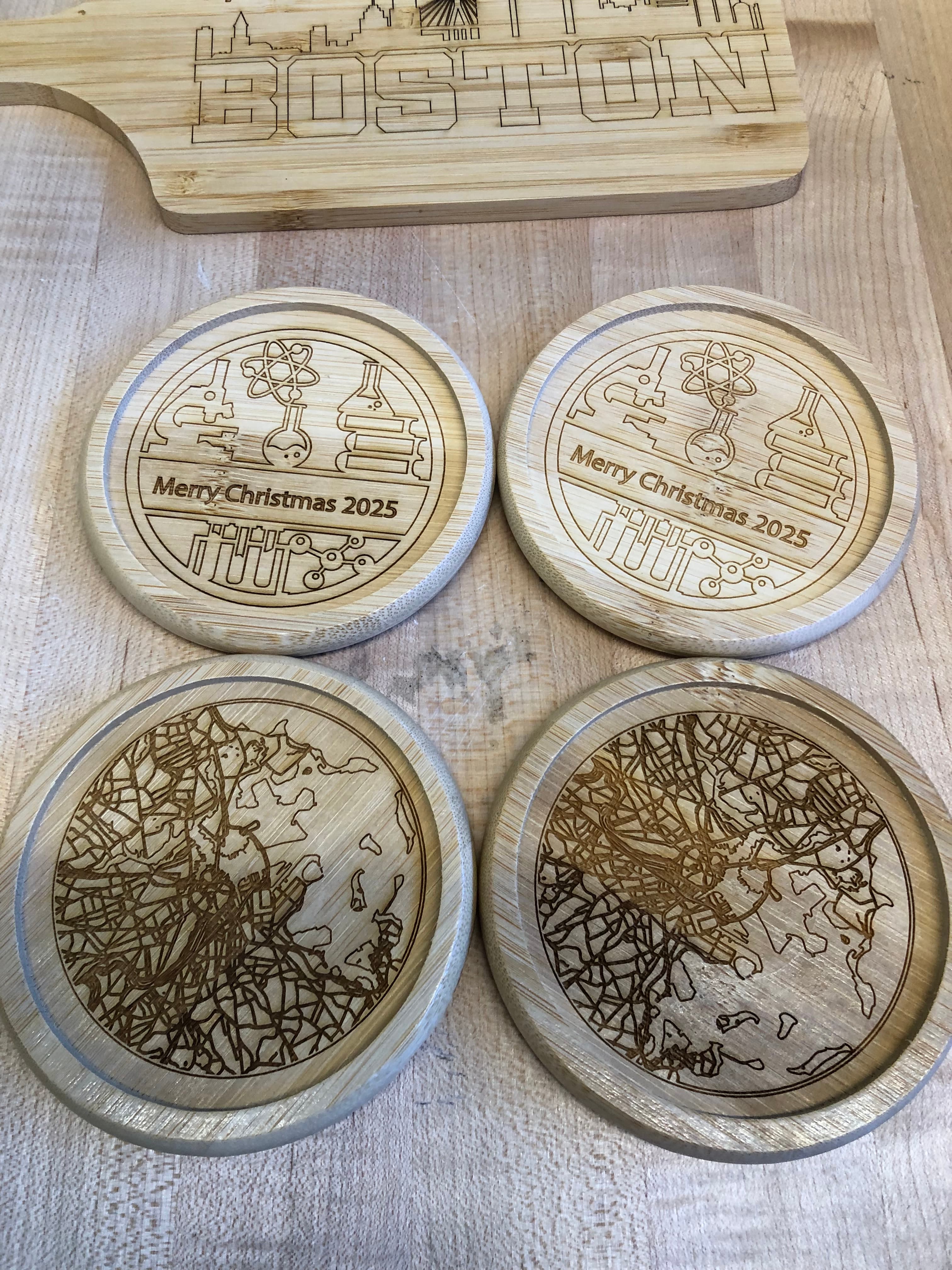 Finished Wooden Coasters